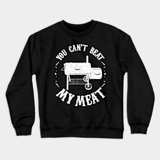 Funny BBQ Pit Reverse Flow Smoker Accessory Dad Grill Crewneck Sweatshirt